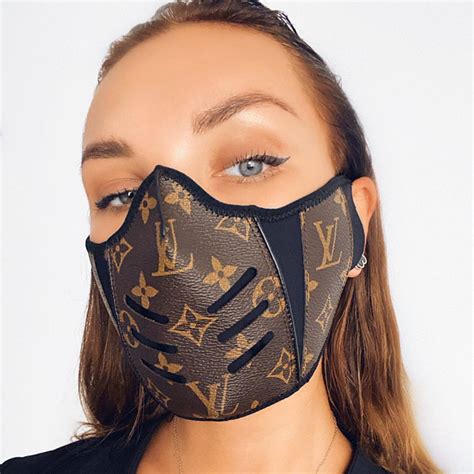 louis vuitton face mask black|authentic Louis Vuitton face mask.